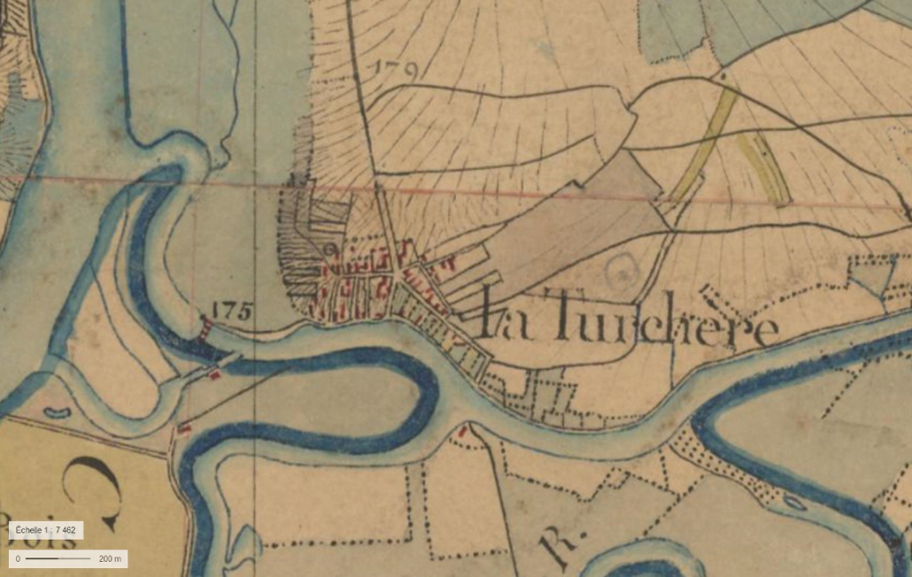 carte d'état major 1820-1866 source Geoportail
